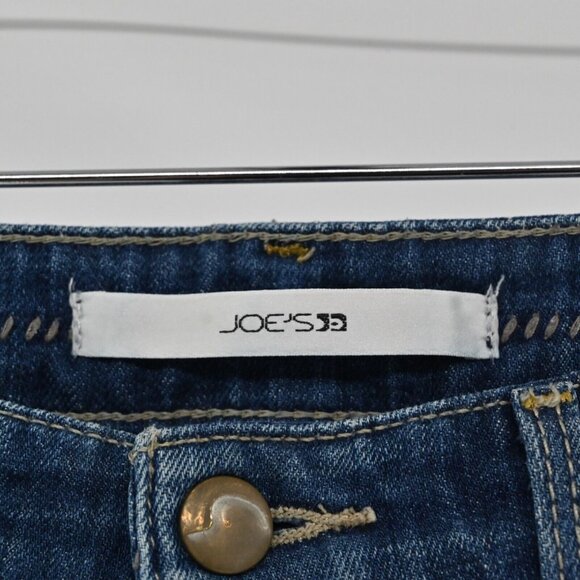 JOES JEANS Jeans Womens Size 26 Dark Bleach Wash Bootcut Low Rise Stretch Grunge - Picture 8 of 13